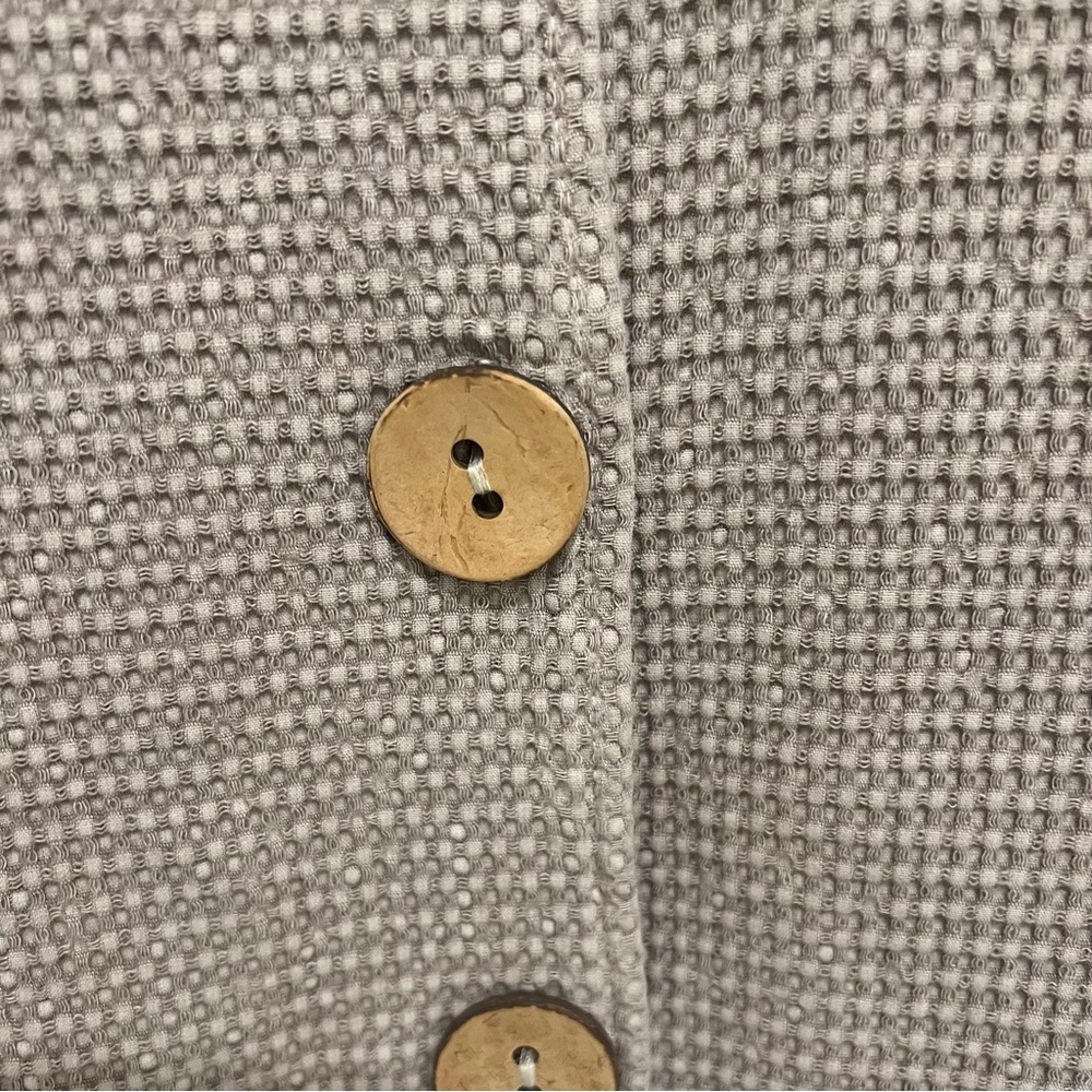 Focus Waffle  Beige Button-Up Jacket - Picture 4 of 10